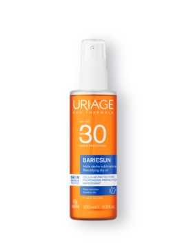 Uriage Bariésun Dry Oil SPF30 η Αντιηλιακή Ασπίδα του Δέρματος για Σώμα & Μαλλιά 200ml