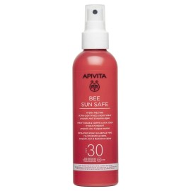 Apivita Bee Sun Safe Hydra Melting Face Body SPF30 Ενυδατικό Αντηλιακό Spray Ελαφριάς Υφής για Πρόσωπο - Σώμα με Θαλάσσια Φύκη και Πρόπολη 200ml