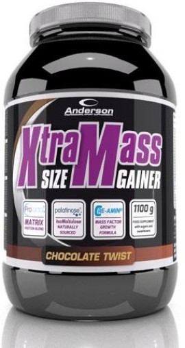 Anderson Xtra Mass Size Gainer Chocolate Twist 1100g [20365]