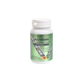 Vitamain Multivitamin Cosmos 30-40-50 για την Αντιμετώπιση της Ψυχολογικής & Σωματικής Κόπωσης 30 Κάψουλες