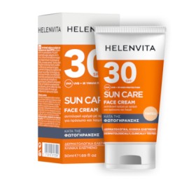 Helenvita Sun Care Tinted Face Cream SPF30 Αντηλιακή Κρέμα με Χρώμα για Πρόσωπο & Λαιμό 50ml