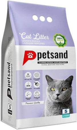 Petsand Levander Άμμος για Γάτες με Άρωμα Λεβάντα 5lt