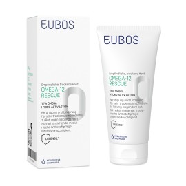 Eubos Omega 12% Rescue Hydro Active Sensitive Dry Skin Καταπραϋντική Λοσιόν Σώματος για το Ευαίσθητο - Ξηρό και με Τάση Ερυθρότητας Δέρμα 200ml