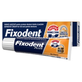 Fixodent Plus Strong Bite Στερεωτική Κρέμα για Ολικές & Μερικές Οδοντοστοιχίες 40gr