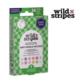 Wild Stripes Anti Pimple Patches Groovy Recover Hyaluronic Acid Υδροκολλοειδή Επιθέματα για τα Σπυράκια 24 Τεμάχια
