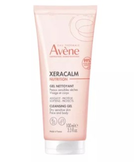 Avene XeraCalm Nutrition Cleansing Gel Καθαρισμού Προσώπου - Σώματος για Ευαίσθητες & Ξηρές Επιδερμίδες 100ml