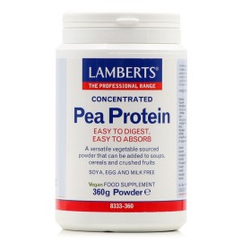 Lamberts Concentrated Pea Protein Powder Συμπλήρωμα Διατροφής Πρωτεΐνη Αρακά 360gr