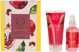 Fresh Line PROMO Pomegranate & Cranberry Shower Scrub Σώματος 150ml & Αρωματικό Νερό Σώματος 150ml
