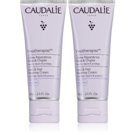 Caudalie PROMO Vinotherapist Hand & Nail Repairing Cream Ενυδατική & Επανορθωτική Κρέμα Χεριών και Νυχιών για Ξηρές Επιδερμίδες 2x75ml
