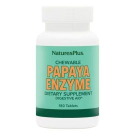 Natures Plus, Papaya Enzyme, 180 chewable