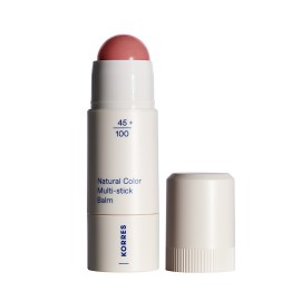 Korres Natural Color Multi Stick Balm 12 Petal Pink Ρουζ, Highlighter, Topper Χειλιών 4,5gr