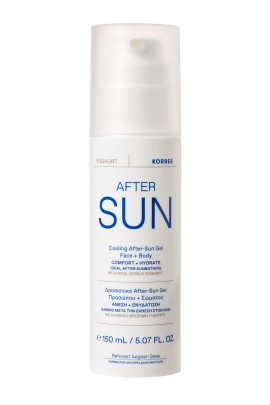 Korres Yoghurt Cooling After Sun Face - Body Gel Ενυδατικό Γαλάκτωμα για Μετά τον Ήλιο για Πρόσωπο - Σώμα 150ml