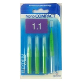 Elgydium Mono Compact Green [1.1] Μεσοδόντια Βουρτσάκια, 4 Τεμάχια
