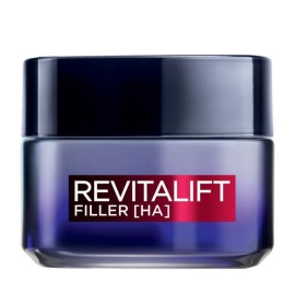 LOreal Paris Revitalift Filler Κρέμα Σύσφιξης Νυκτός Με Υαλουρονικό Οξύ 50ml