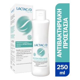 Lactacyd Pharma Antibacterials Καθαριστικό Ευαίσθητης Περιοχής με Φυσικούς Αντιβακτηριακούς Παράγοντες 250ml