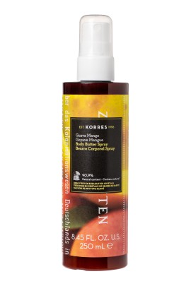 Korres Guava Mango Body Butter Spray Ενυδατική Κρέμα Σώματος 250ml