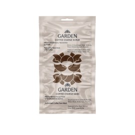 Garden Coffee Charge Scrub Απολέπισης Προσώπου με Καφέ 8ml & Μάσκα Προσώπου με Αντιοξειδωτική Δράση με Κόκκους & Εκχύλισμα Καφέ Arabica 8ml