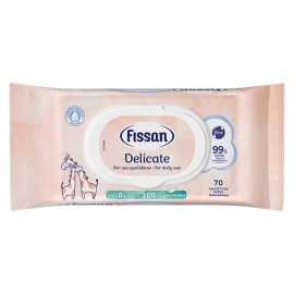 Fissan Delicate Wipes Υγρά Μωρομάντηλα 70 Τεμάχια