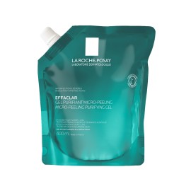 La Roche Posay Effaclar Micro Peeling Gel Καθαρισμού για Επίμονες Ατέλειες, Κατάλληλο για Πρόσωπο & Σώμα Refill 400ml
