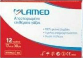Lamed Αποστειρωμένα Επιθέματα Γάζας 17x30cm 12 Τεμάχια