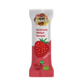 BioEarth Bar Βιολογική Μπάρα Βρώμης Choco - Strawberry 60gr