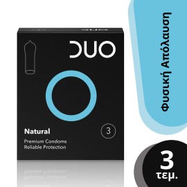 Duo Natural Προφυλακτικά 3 Τεμάχια