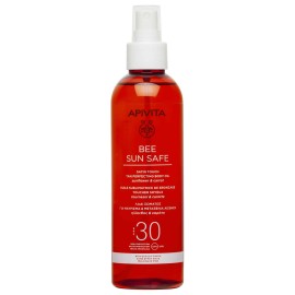 Apivita Bee Sun Safe SPF30 Tan Perfecting Body Oil Λάδι Σώματος για Μαύρισμα Μεταξένια Αίσθηση 200ml