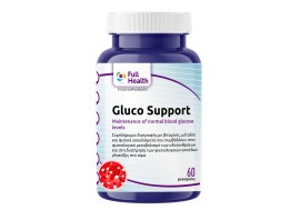 Full Health Gluco Support για το Μεταβολισμό των Υδατανθράκων 60 Φυτικές Κάψουλες
