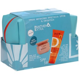 Medisei Panthenol Extra Sun Care Face & Body Milk SPF50 Αντηλιακό Γαλάκτωμα Προσώπου & Σώματος με Άρωμα Καρύδας 200ml & Extra Bare Skin Superfood Body Ενυδατικό Mousse Σώματος για Θρέψη & Ενυδάτωση της Επιδερμίδας 80ml & Νεσεσέρ