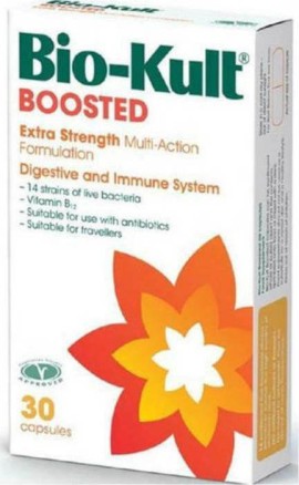 Bio - Kult Boosted Προβιοτικά με Βιταμίνη B12 για την Ενίσχυση του Ανοσοποιητικού - Πεπτικού Συστήματος 30 Κάψουλες