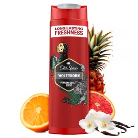 Old Spice Wolfthorn 3 σε 1 Ανδρικό Αφρόλουτρο & Σαμπουάν 400ml