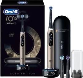 Oral B iO 10 Ultimate Lunar Gold Ηλεκτρική Οδοντόβουρτσα με Θήκη 1 Τεμάχιο