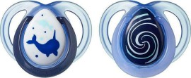 Tommee Tippee Night Time Πιπίλες Σιλικόνης Νυκτός 0-6m+ 2 Τεμάχια