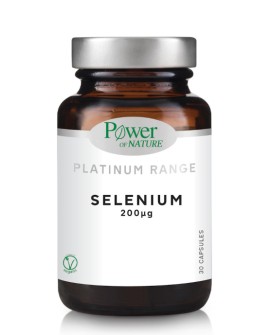 Power of Nature Selenium 200μg Συμπλήρωμα Διατροφής για την Καλή Λειτουργία του Ανοσοποιητικού Συστήματος 30 Κάψουλες
