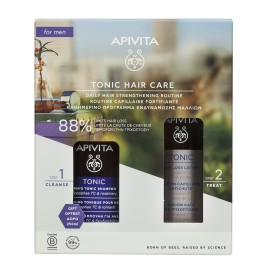 Apivita PROMO Mens Λοσιόν Κατά της Τριχόπτωσης 150ml - ΔΩΡΟ Tonic Shampoo Κατά της Ανδρικής Τριχόπτωσης με Hippophae TC Δενδρολίβανο 250ml