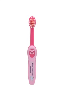 Frezyderm SensiTeeth Baby Toothbrush Soft Light Blue Μαλακή Οδοντόβουρτσα για Μωρά 6-36m+ Ροζ 1 Τεμάχιο