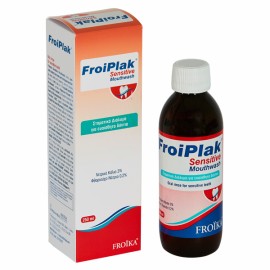 Froika Froiplak Sensitive Mouthwash Στοματικό Διάλυμα για Ευαίσθητα Δόντια 250ml