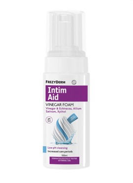 Frezyderm Intim Aid Vinegar Foam Ειδικός Αφρός Καθαρισμού Ευαίσθητης Περιοχής - Περίοδος Αυξημένης Φροντίδας 100ml