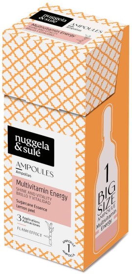 Nuggela & Sulé Ampoules Multivitamin Energy Θρεπτική Αμπούλα Μαλλιών 10ml