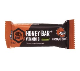 Royal Bars Honey Bar Μπάρα με Vitamin C Κακάο & Καρύδα 60gr
