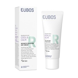Eubos Cool & Calm SPF50+ Redness Relieving Day Cream Κρέμα Προσώπου Κατά της Ερυθρότητας 40ml