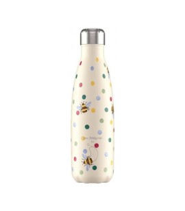 Chillys Emma Bridgewater Polka Dot & Bees Εκρού Μέλισσες Μπουκάλι Θερμός από Ανοξείδωτο Ατσάλι 500ml