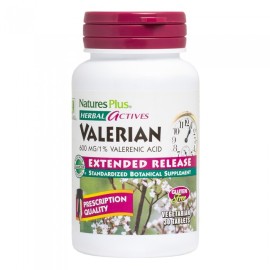 Natures Plus Valerian 600mg Συμπλήρωμα Διατροφής Βαλεριάνα για Καλύτερο Ύπνο 30 Φυτικές Ταμπλέτες