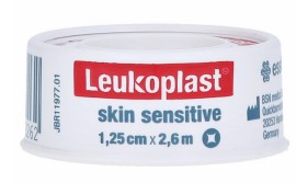 Leukoplast Skin Sensitive Αυτοκόλλητη Επιδεσμική Ταινία 1.25cm x 2.6m 1 Ρολό