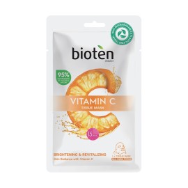 Bioten Vitamin C Tissue Mask Υφασμάτινη Μάσκα Λάμψης & Αναζωογόνησης 20ml