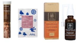 Korres Bundle Echinacea & Vitamin C Συμπλήρωμα Διατροφής με Γεύση Λεμόνι 18 Αναβράζοντα Δισκία - Korres Καραμέλες με Μέλι και Echinacea 15 Τεμάχια - Propolis BIO Βιολογικό Spray για τον Ερεθισμένο Λαιμό με Πρόπολη & Αλθαία 30ml