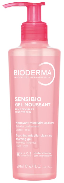 Bioderma Sensibio Gel Moussant Καταπραϋντικό Gel Καθαρισμού για Ευαίσθητο Δέρμα 200ml