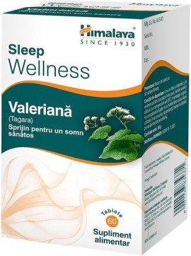 Himalaya Sleep Wellness Valeriana για Χαλάρωση & Καλή Ποιότητα Ύπνου 60 Ταμπλέτες