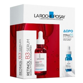 La Roche Posay PROMO Retinol B3 Serum Αντιρυτιδικός Ορός Αναδόμησης & Ανάπλασης με Βιταμίνη B3 30ml - ΔΩΡΟ Hyalu B5 Eye Serum Γέμισμα Ρυτίδων στα Μάτια 5ml