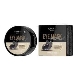 Kimoco Eye Patches Black Pearl Extract Brightening & Smoothing Patches Ματιών για Λάμψη & Λείανση με Εκχύλισμα Μαύρης Πέρλας 60 Τεμάχια